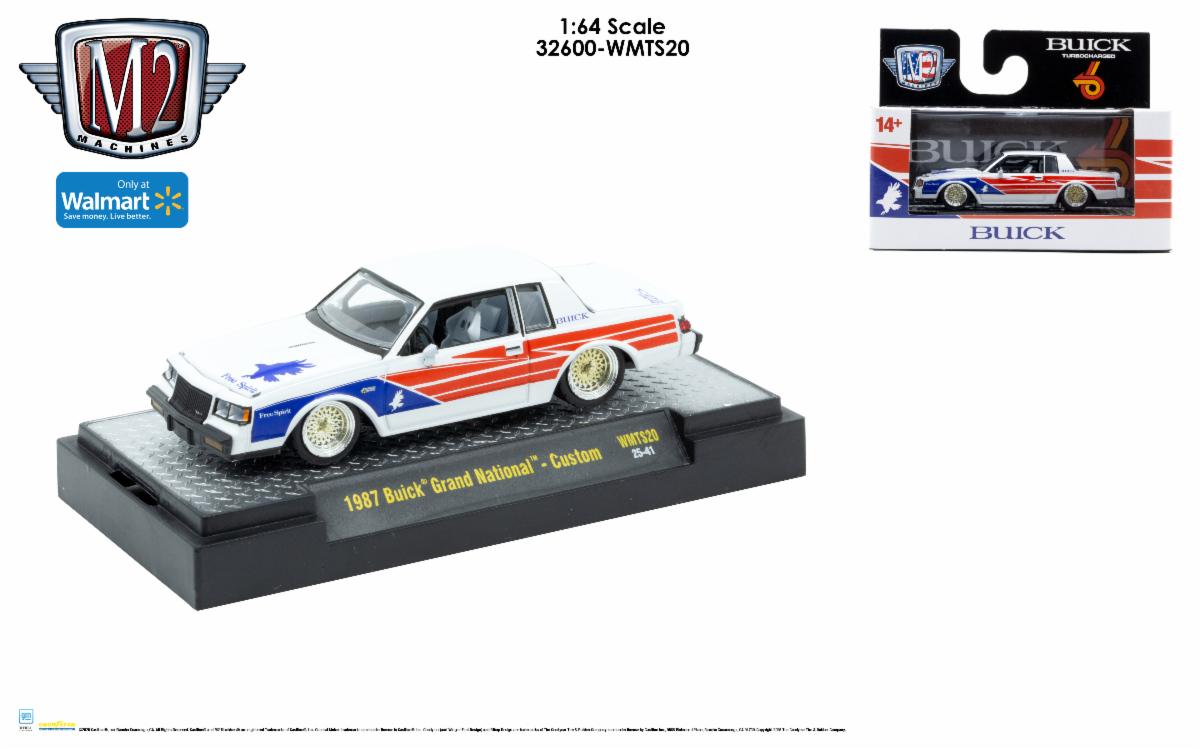 M2 Machines 1:64 Scale Patriotic Series 32600-WMTS20