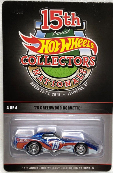 2015 Hot Wheels 15th Nationals Convention KY 76 Greenwood Corvette - Consignment