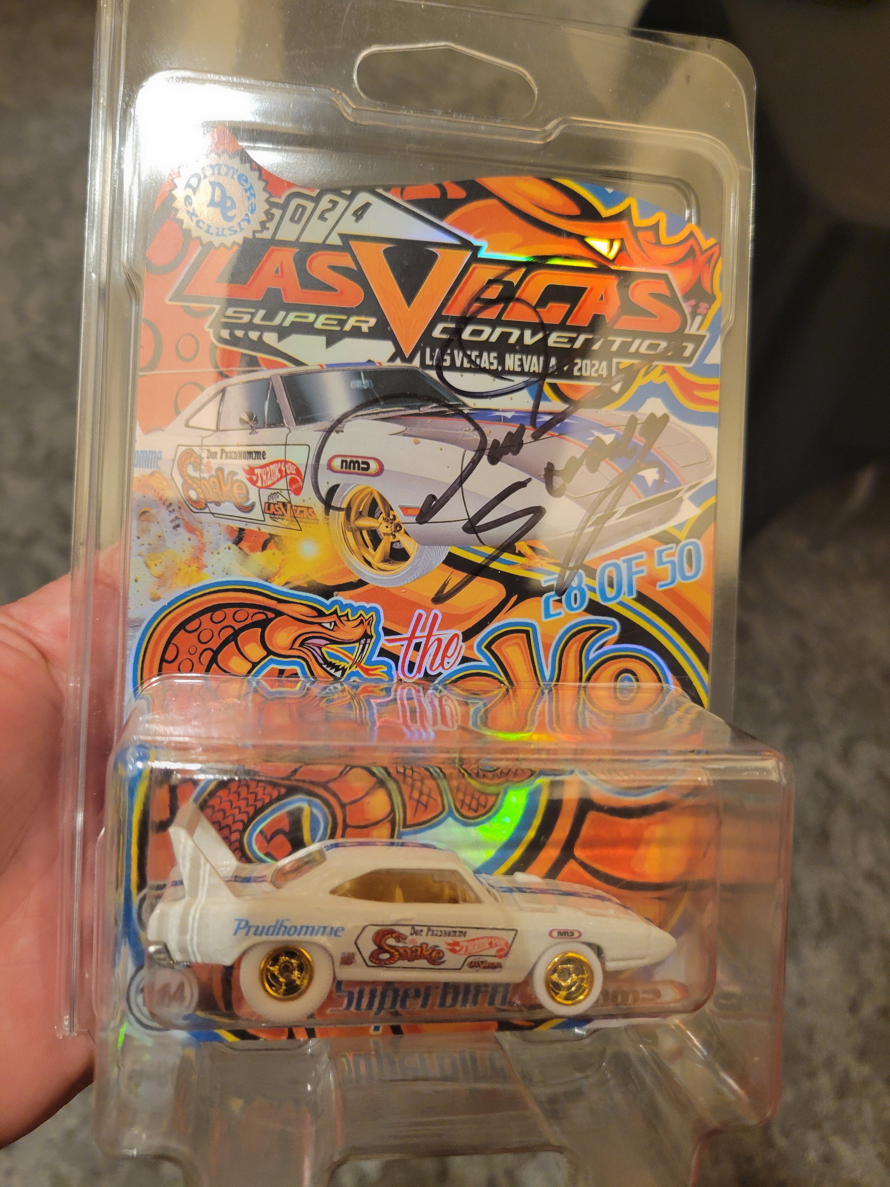 Signed Don Prudhomme Vegas Convention Exclusive SuperBird