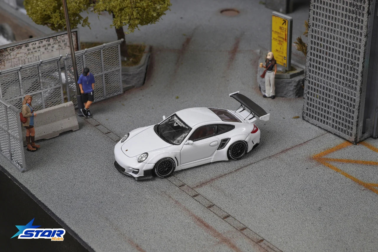 Star Models 1:64 Porsche RWB 997 Wide-Body Modified - White