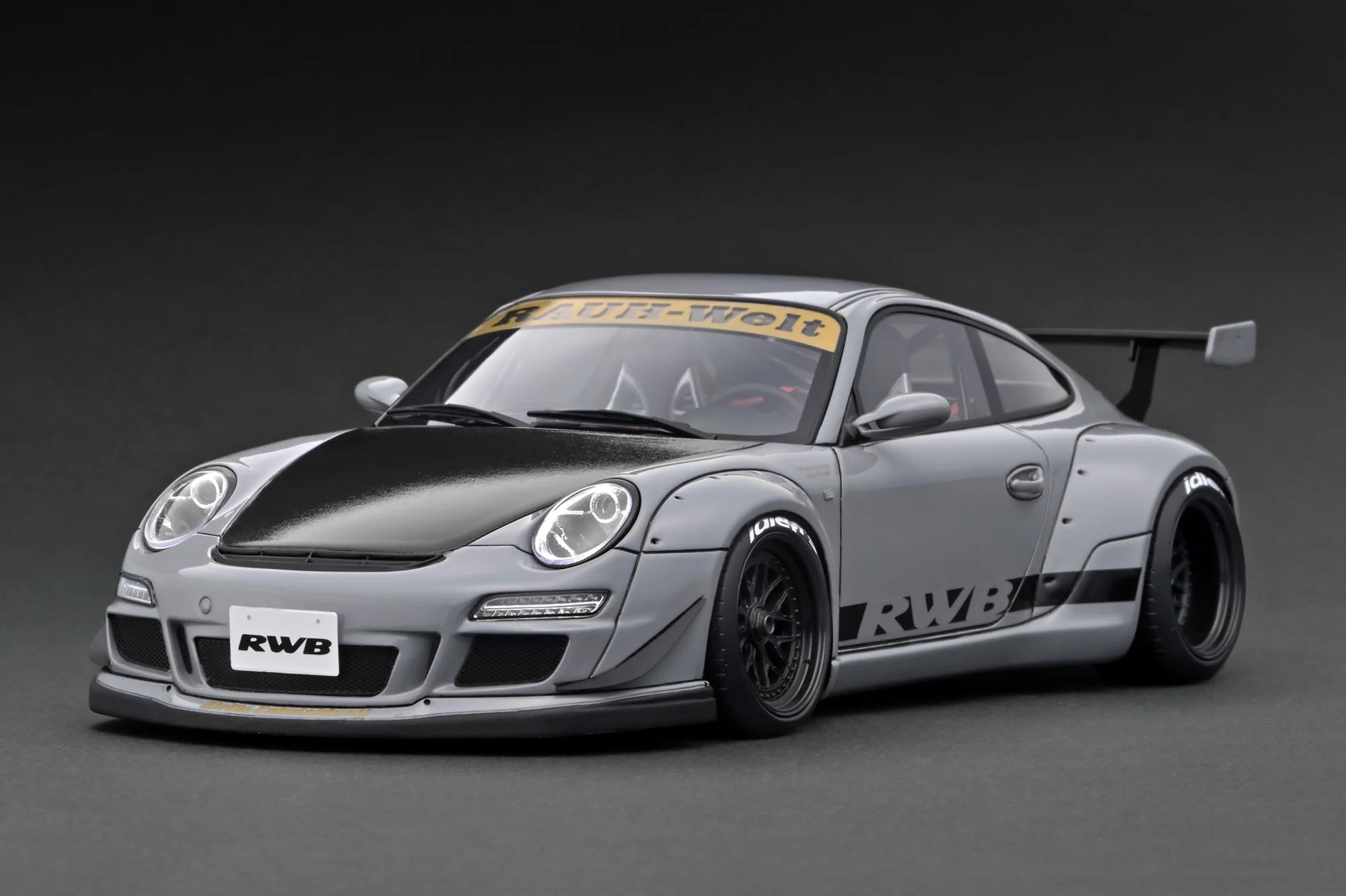 IG3255 RWB 997 GT3 Gray - Ignition Model 1/18 Scale