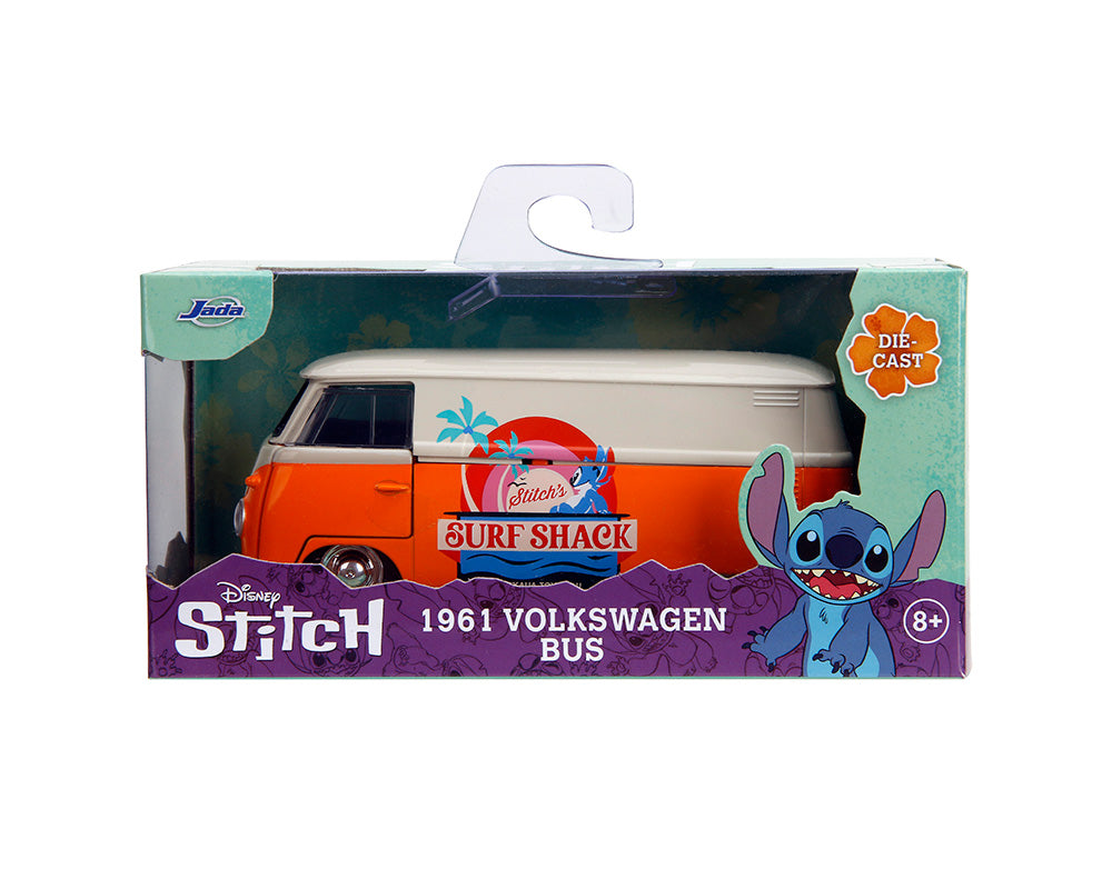 Jada 1:32 Disney Stitch Themed 1961 Volkswagen Bus “Stitch’s Surf Shack”
