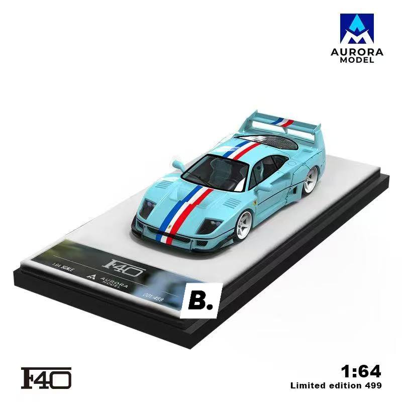 Aurora Model Ferrari F40 Widebody Tiffany