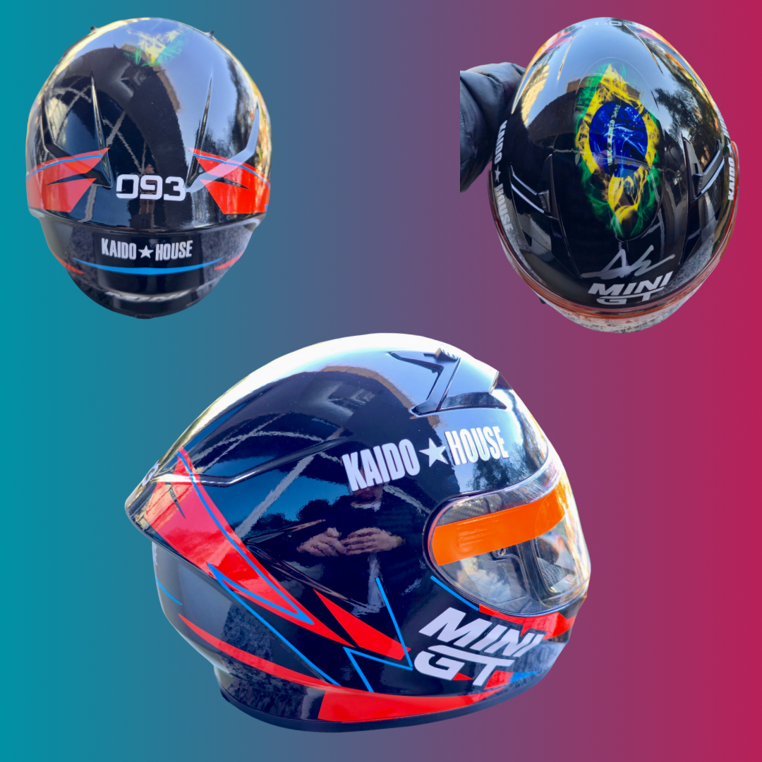 MINI GT Collector Edition Helmet | 2025 Salao Diecast Brazil - VIP ONLY