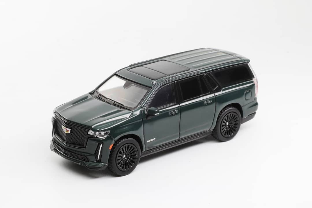Shadow Pro 1:64 Diecast Model Escalade ESV 2023 - Dark Green