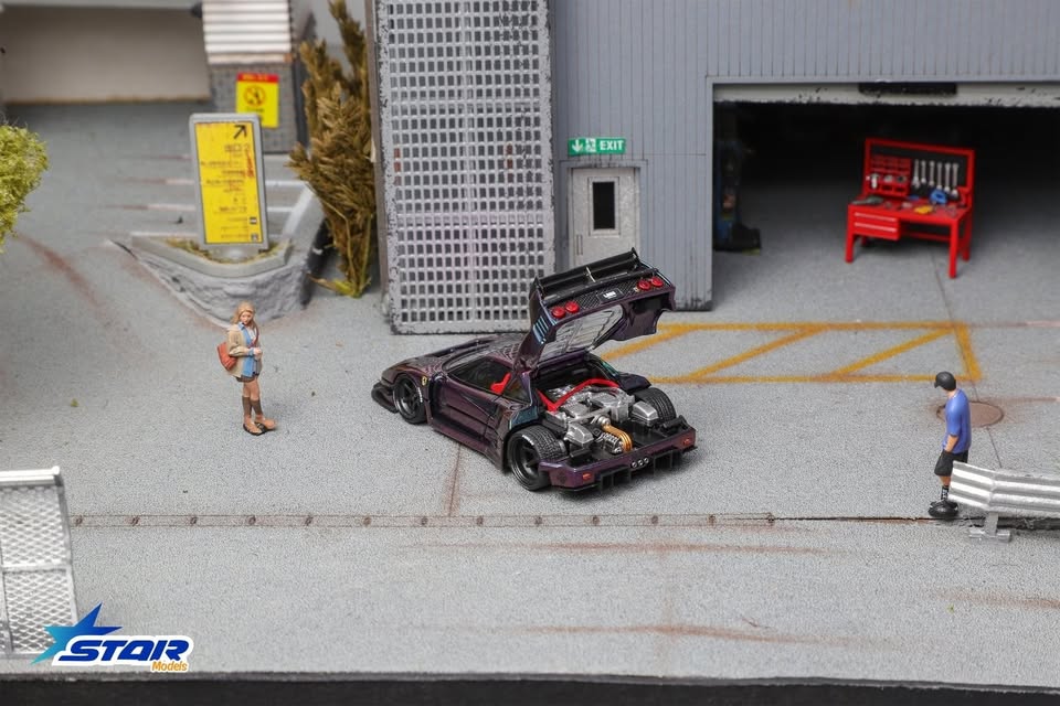 STAR MODEL 1:64 Diecast Model LB-Works F40 Limited 499pcs each Magic Purple