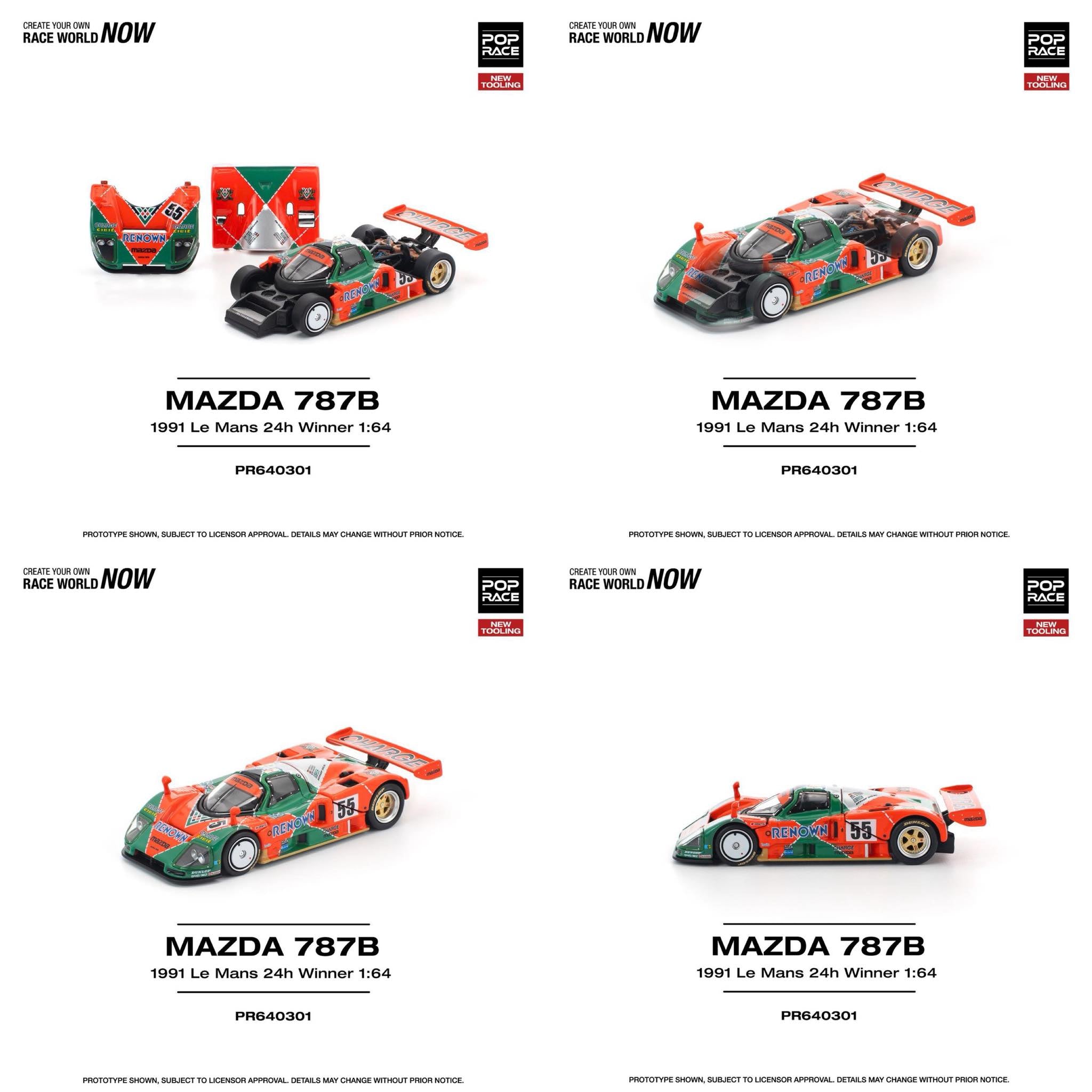 Pop Race MAZDA 787B 1991 LE MANS 24H WINNER