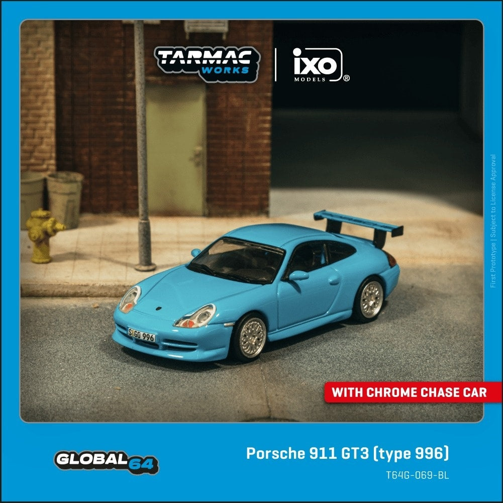 Tarmac Porsche 911 GT3 (type 996) Light Blue