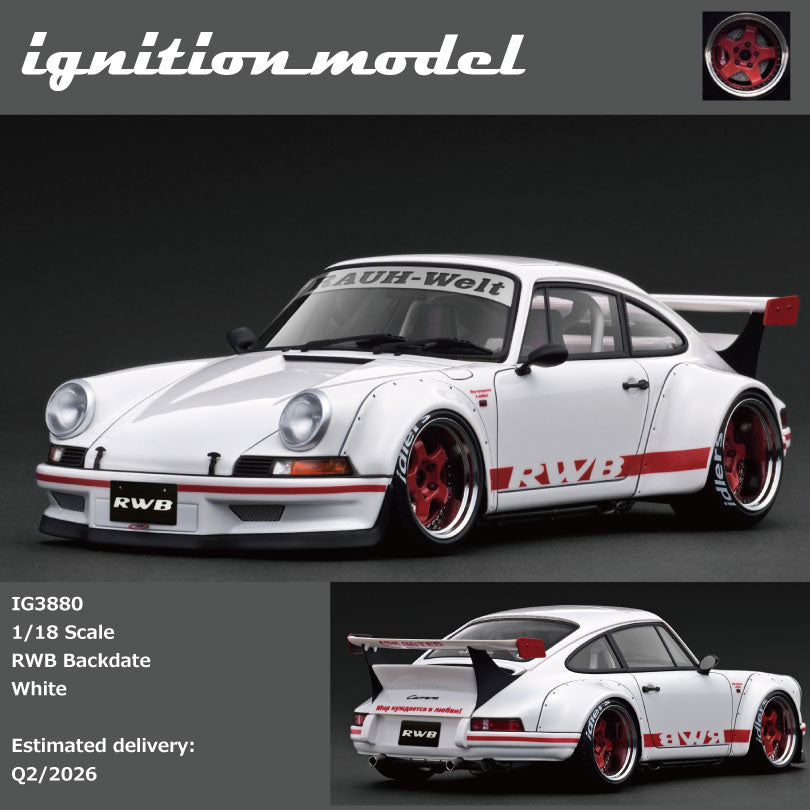 Ignition Model IG3880 1/18 RWB Backdate White