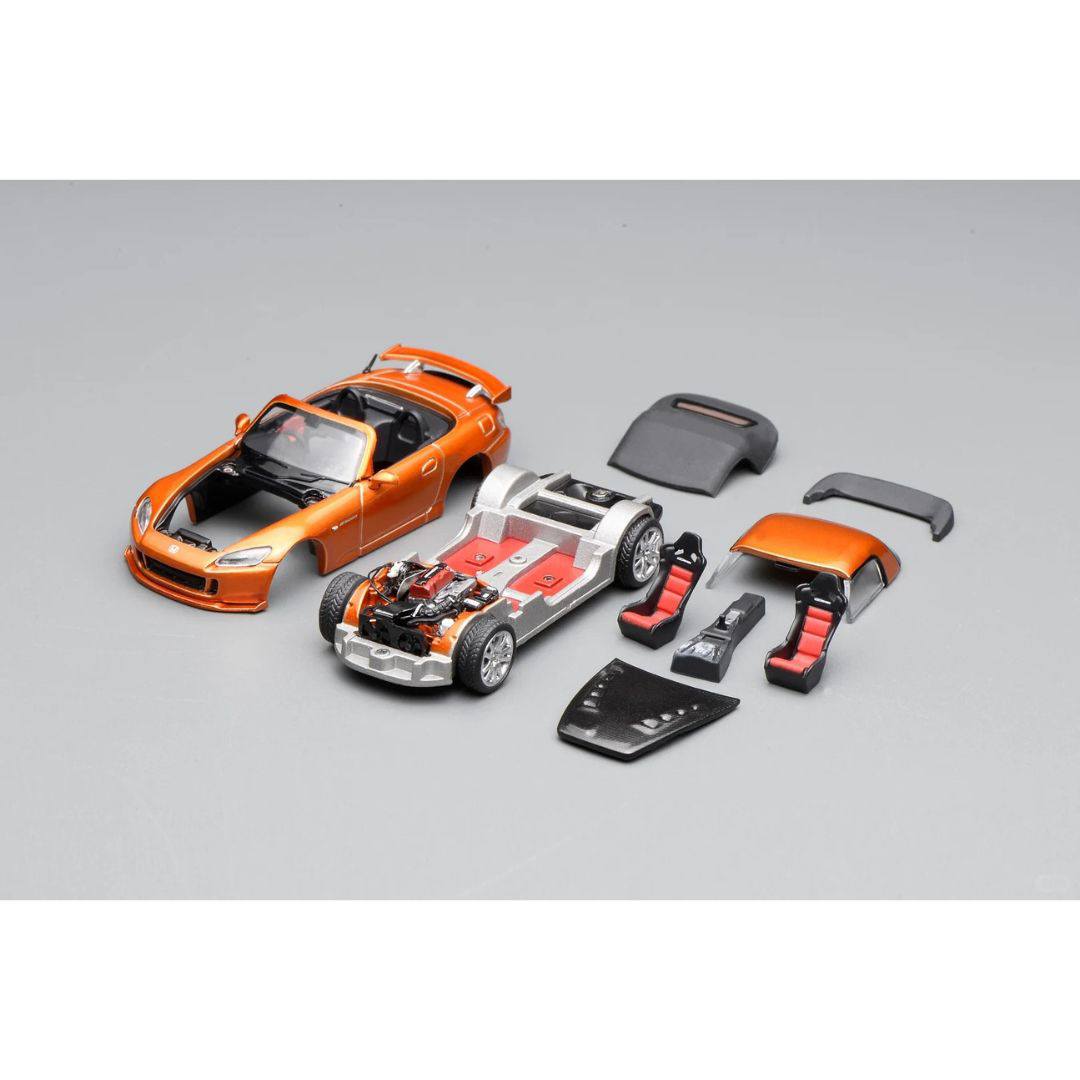 Motorhelix Honda S2000 Mugen Orange Deconstructed Build it Yourself Model Exclusive Auto Passion Alliance (APA) Expo 2025