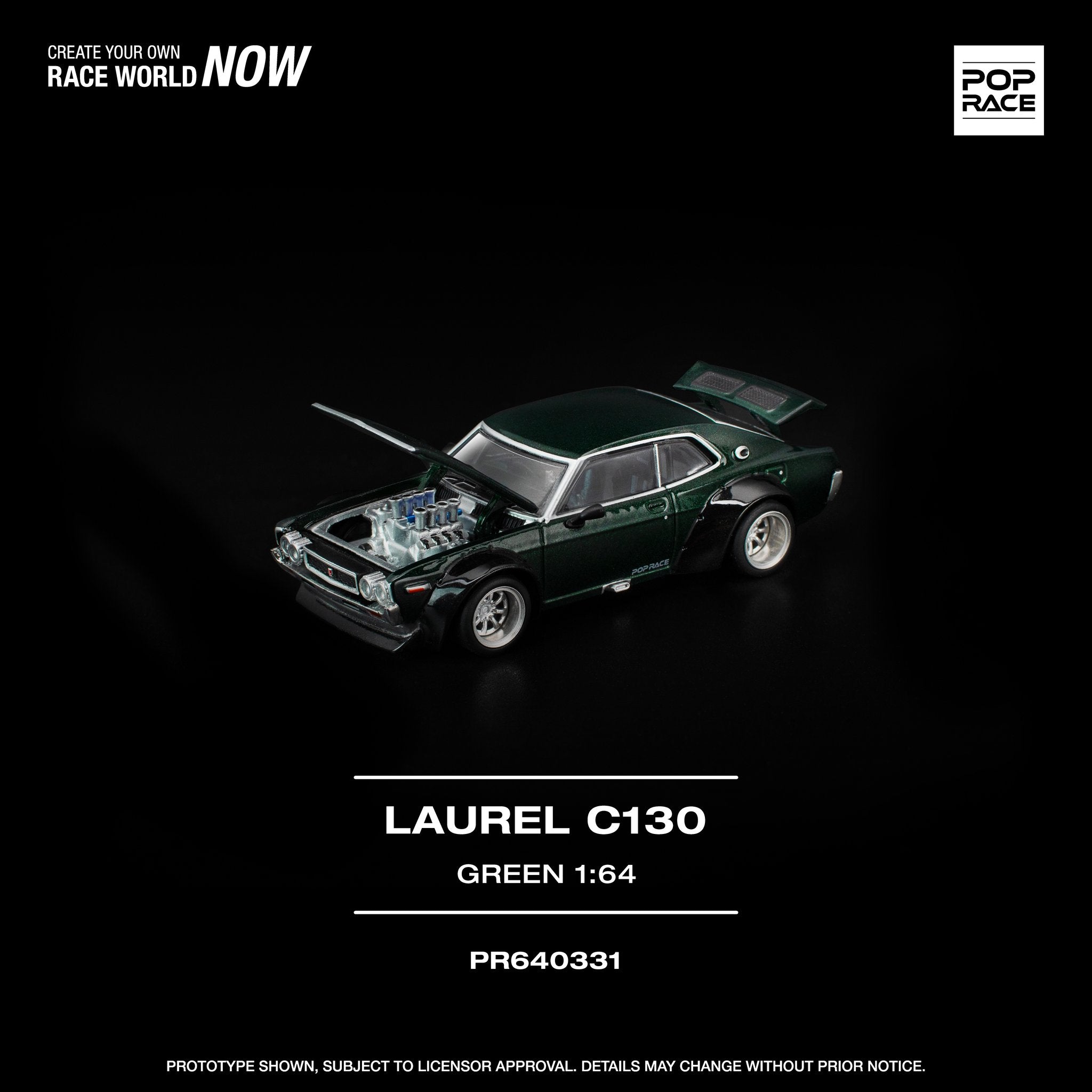 Pop Race PR640331 LAUREL C130 GREEN