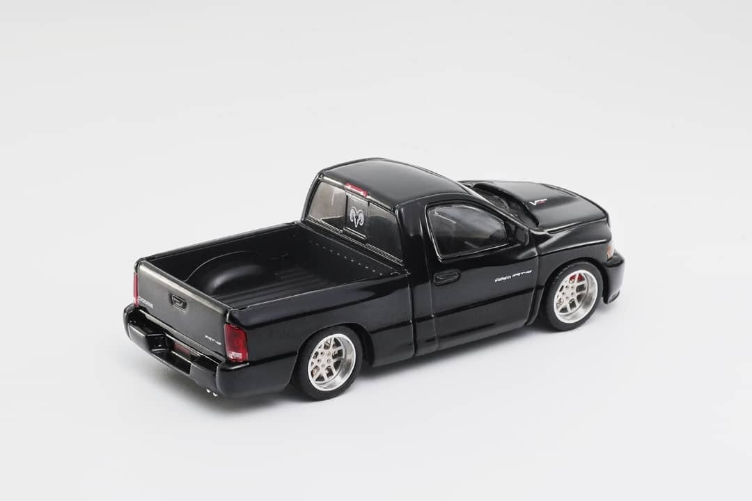 GCD 1:64 Diecast Model Dodge Licensed Product - RAM SRT-10 Pickup - Black