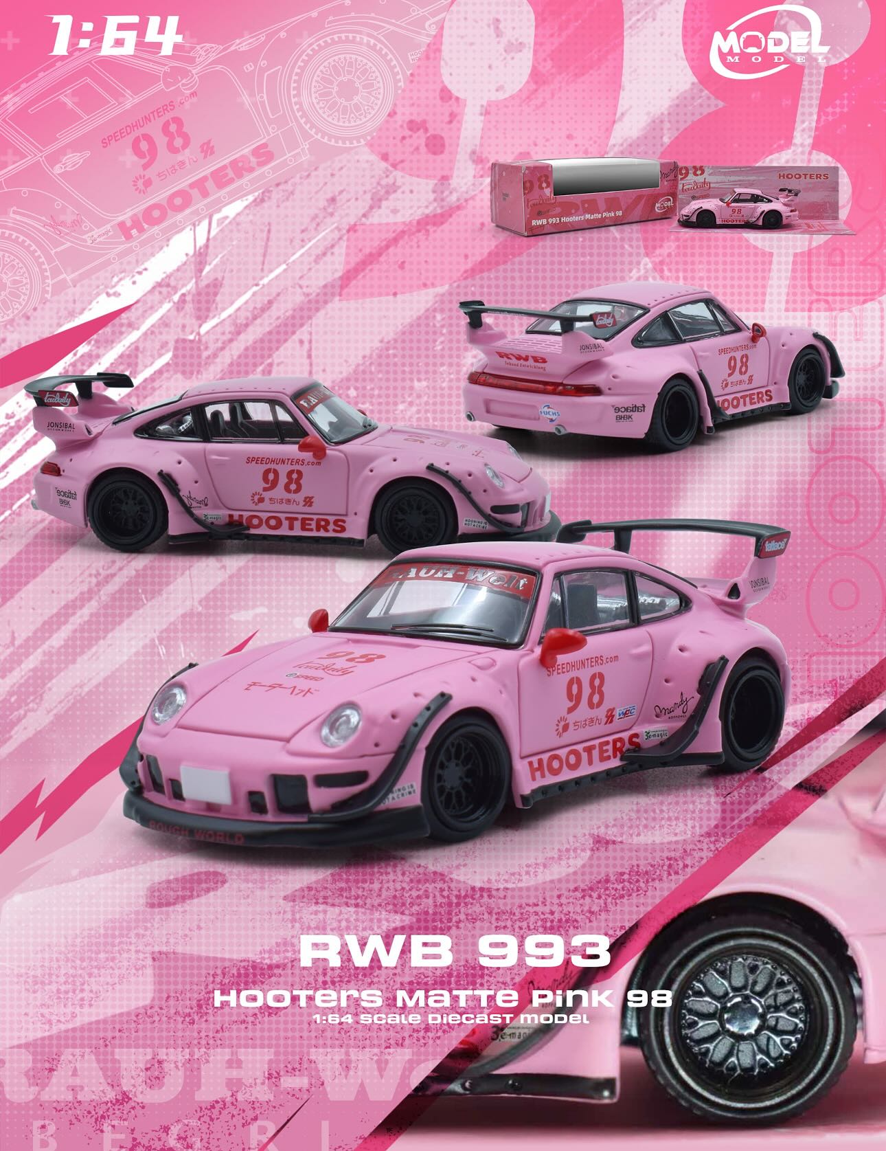 Model Model RRWB 993 Matte Pink 98