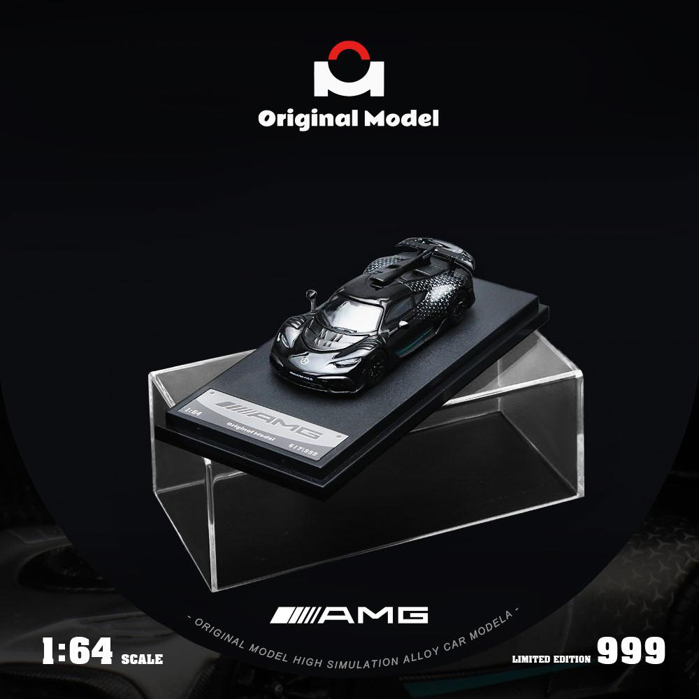Original Model 1/64 AMG One - Starlight Black Alloy Car Model