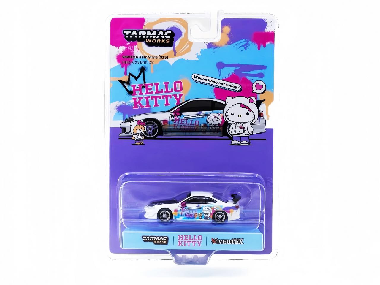 Tarmac Works 1/64 Nissan Silvia (S15) Hello Kitty Code:T64G-023-HK2