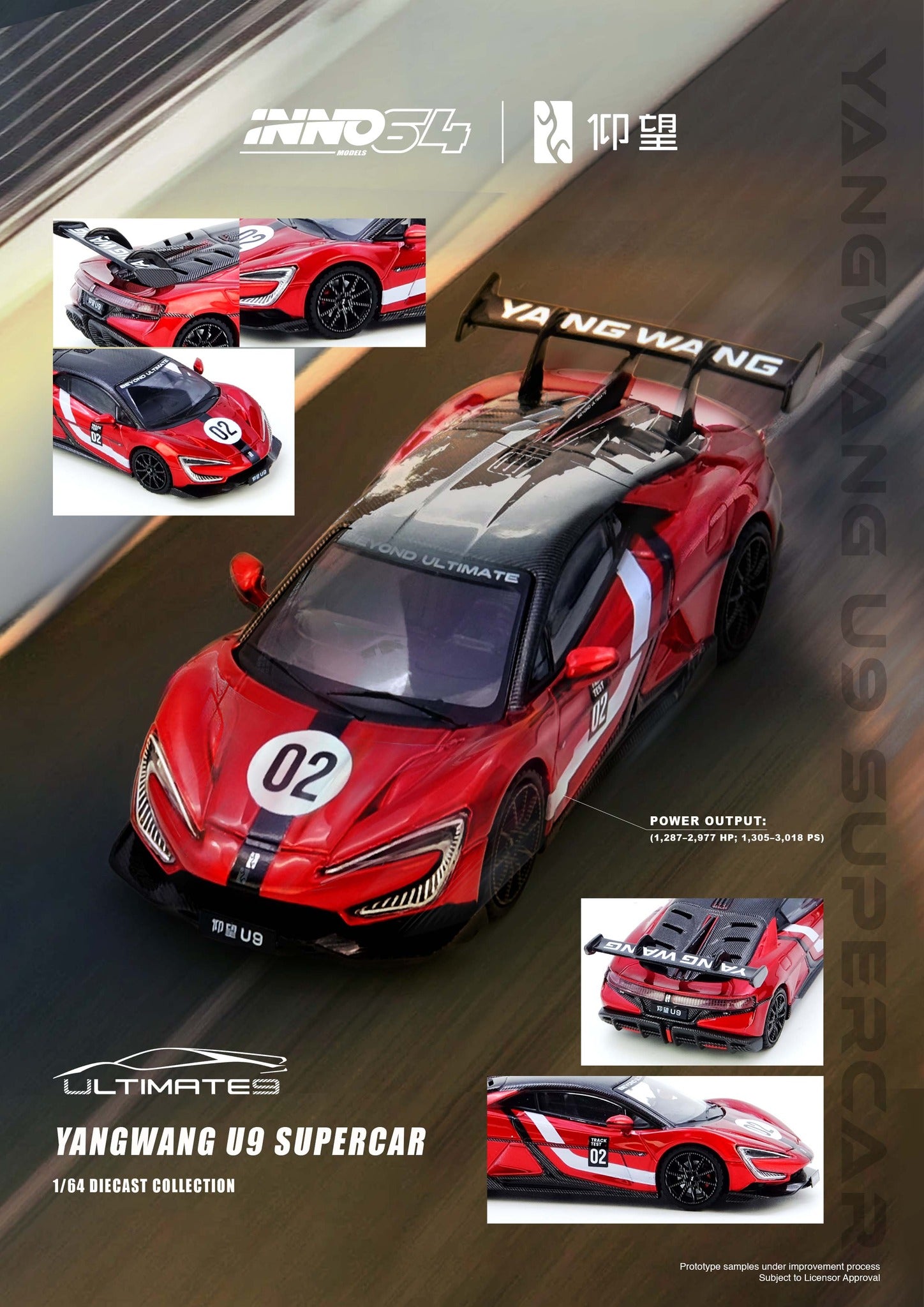 INNO64 YANGWANG U9 Nurburgring Test Car 2025 "World Fastest EV Supercar"