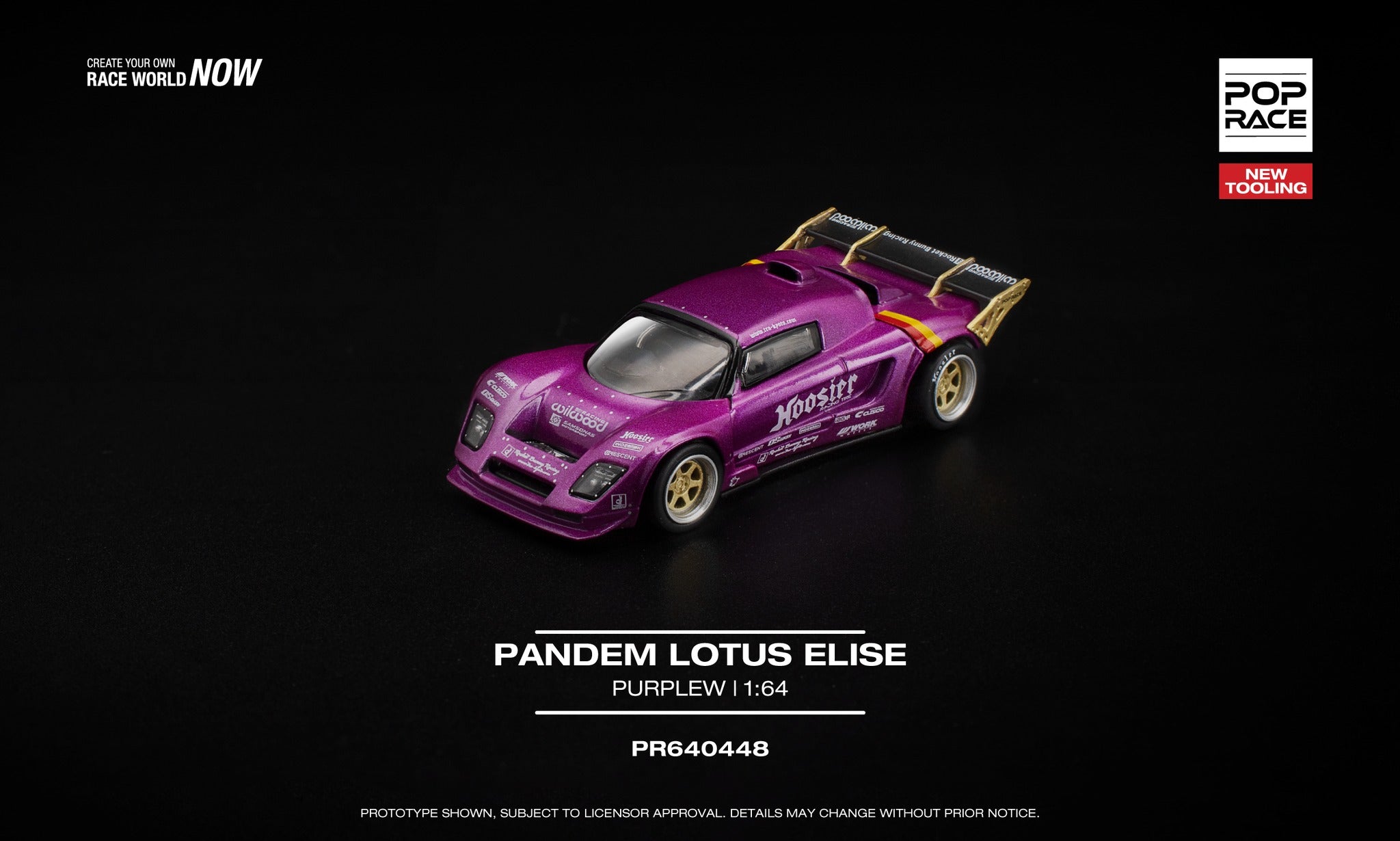 Pop Race PR640448 PANDEM LOTUS ELISE PURPLE