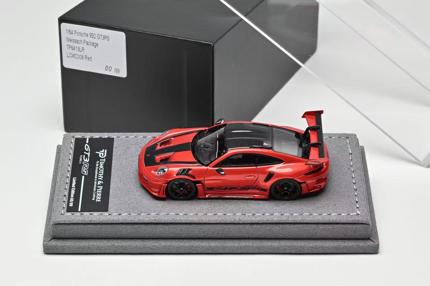 TP TIMOTHY & PIERRE 1/64 Porsche 911 992 GT3 RS A - Red