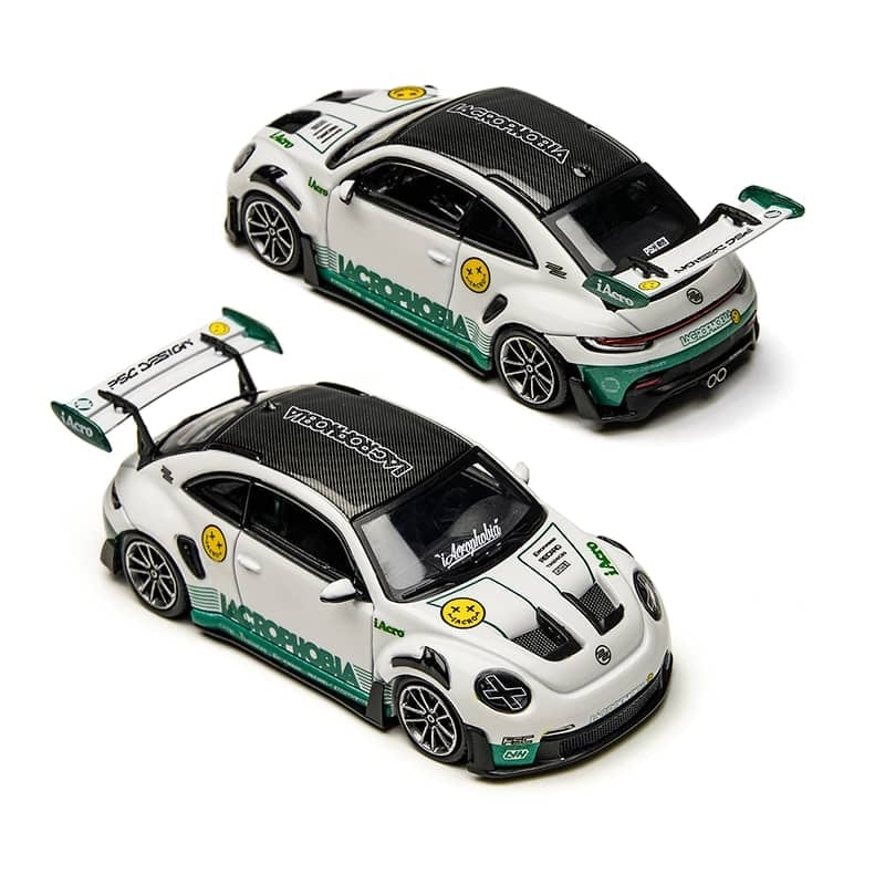 Time Mirco TM x PSC Design 1:64 Diecast Model Beetle RS Concept White iAcro(TM647905)