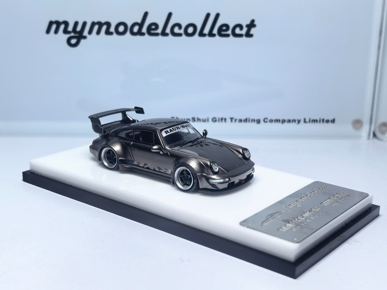 Model Collect MC 1:64 Diecast Model RWB 964 High Wing White-Black 77# Livery