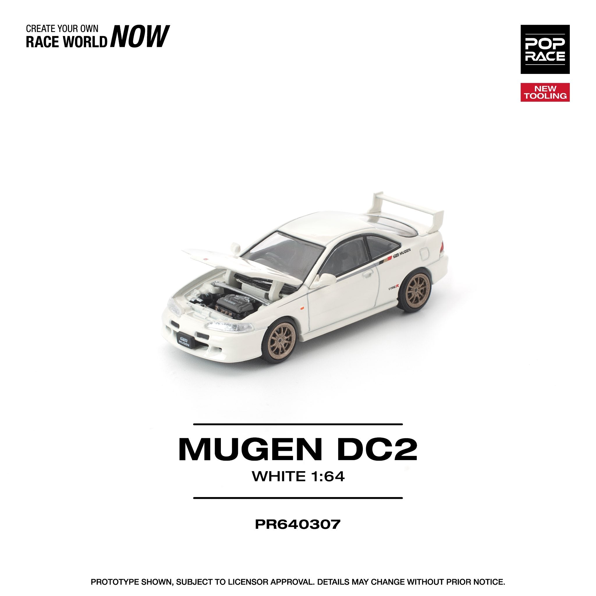 Pop Race PR640307 Product Name: MUGEN DC2 WHITE