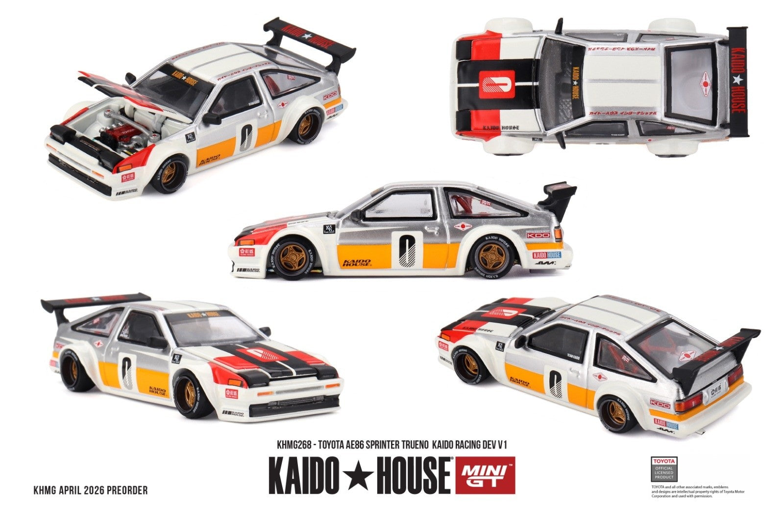 Kaidohouse Toyota AE86 Sprinter Trueno Kaido Racing Dev V1 KHMG268