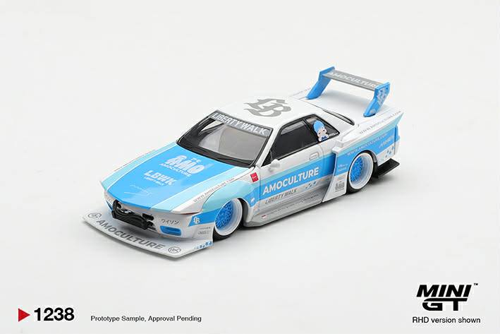 (Preorder) MINIGT - MGT01238-R - Nissan Skyline GT-R (R32) LBWK Kaido Works AMOCULTURE