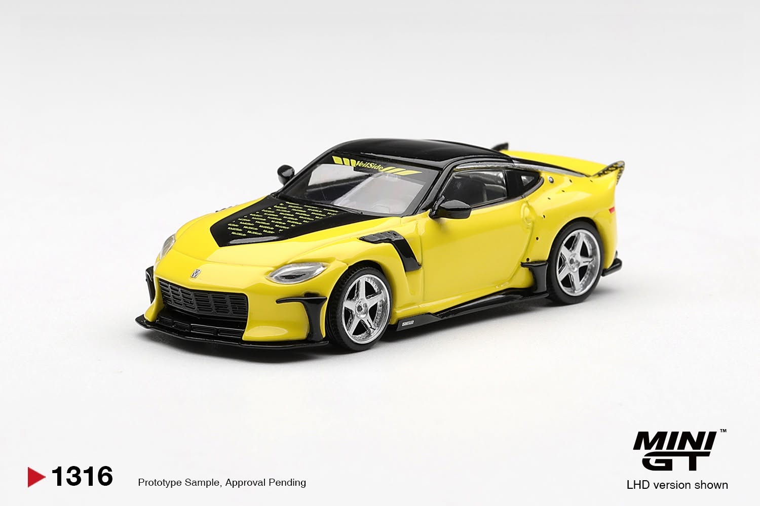 MINIGT - MGT01316-L Nissan Z VeilSide FFZ400 Ikazuchi Yellow