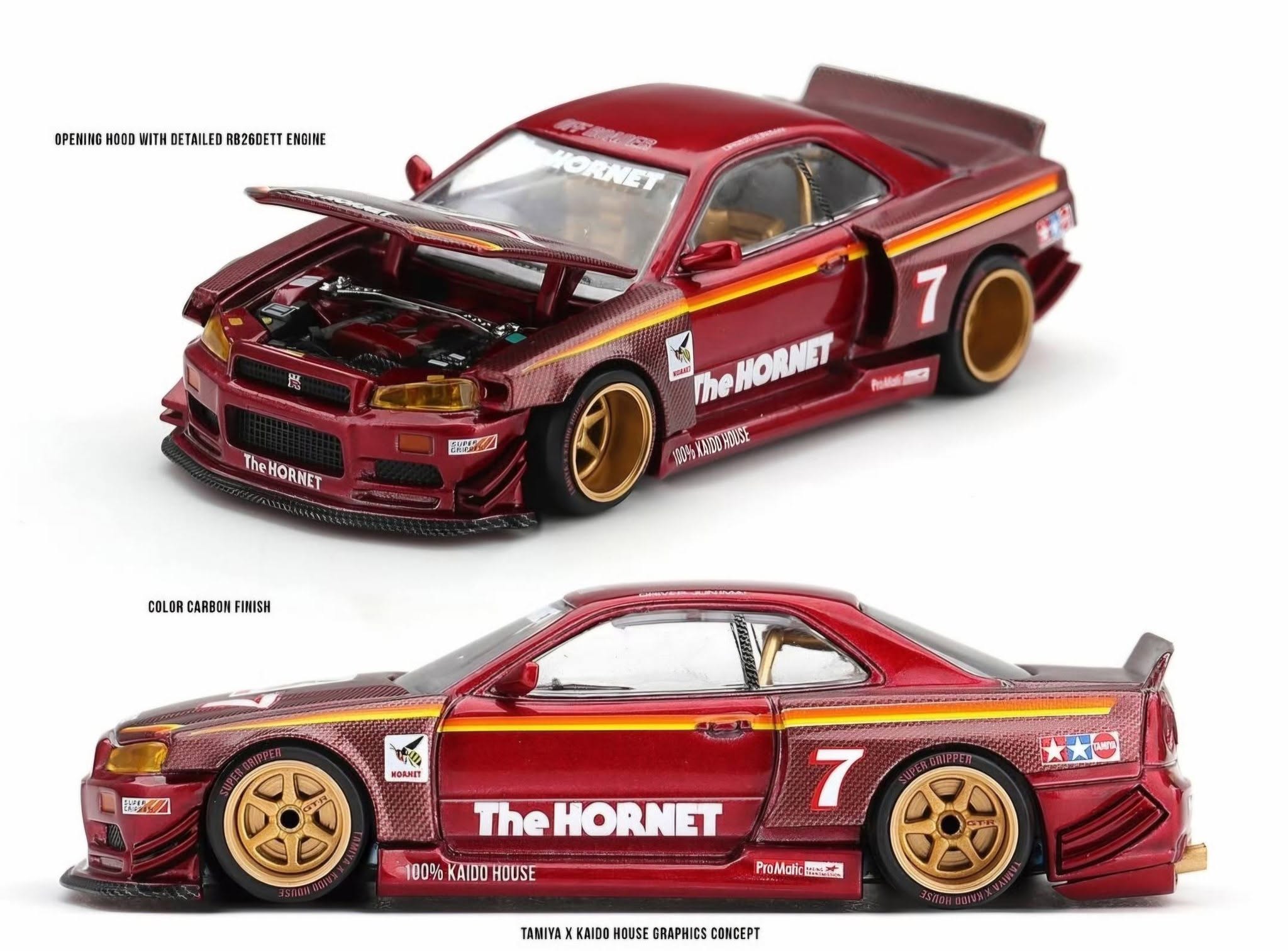 Kaidohouse KHMG315 Nissan Skyline GT-R R34 Tamiya X Kaido House "The Hornet"
