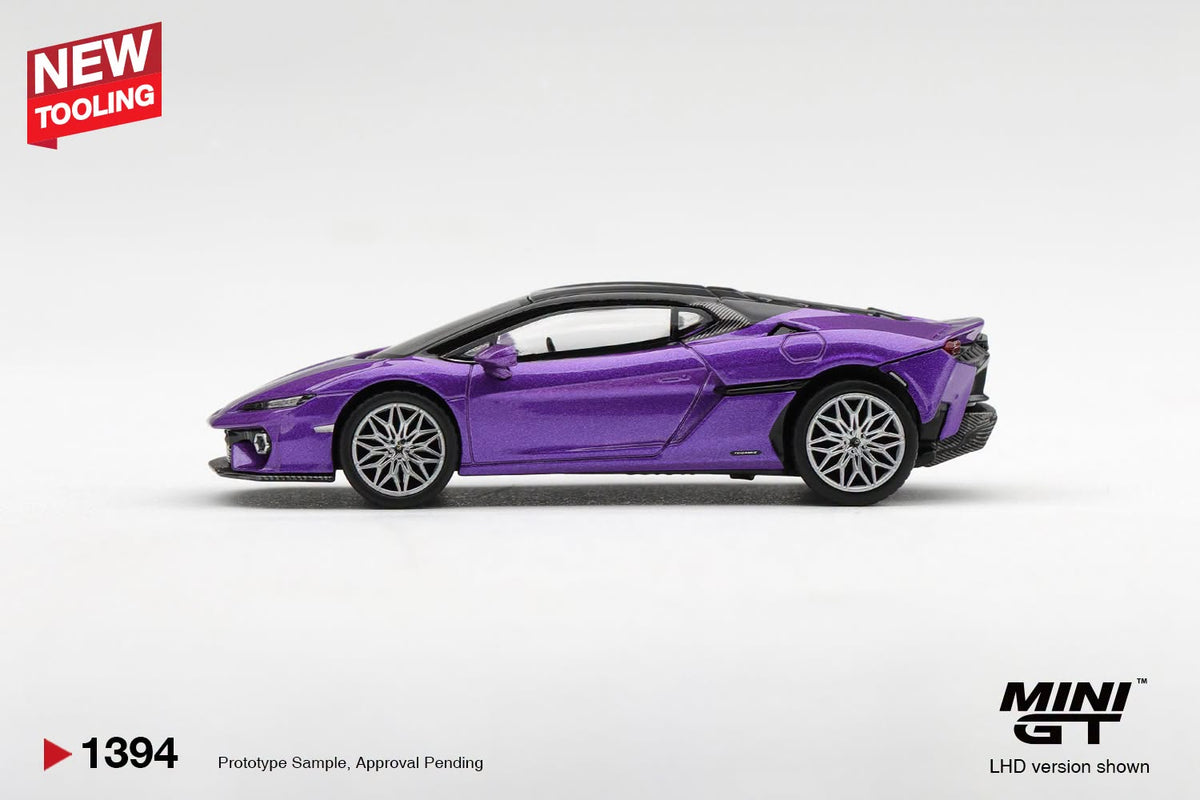 MiniGT Lamborghini Temerario Viola Pasifae