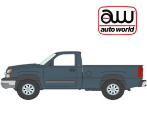 (Preorder) Auto World 1:64 2026 Premium Release 5A – 2007 Chevrolet Silverado – Blue Granite