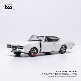 IXO 1:43 1970 Oldsmobile 442 W-30 Coupe - White
