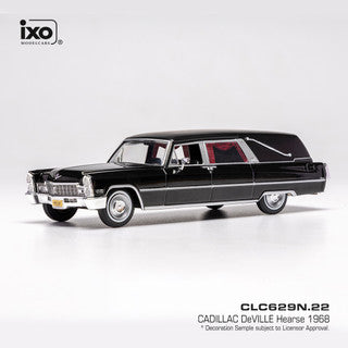 IXO 1:43 1968 Cadillac DeVille Hearse - Black