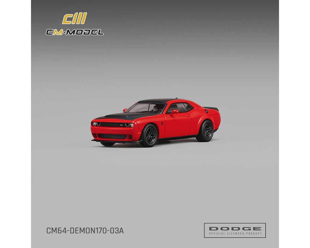 (Preorder) CM Model 1:64 Dodge Demon 170 – TorRed – Limited Edition