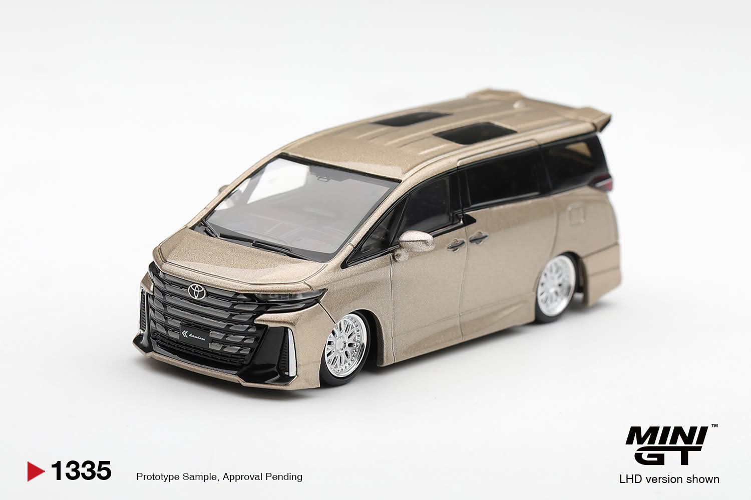 PreOrder - MiniGt MGT01335-BL - Toyota Vellfire 40 KUHL Gold Metallic