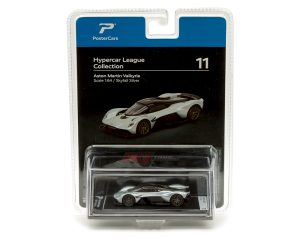 PosterCars 1:64 Aston Martin Valkyrie – Skyfall Silver – Hypercar League