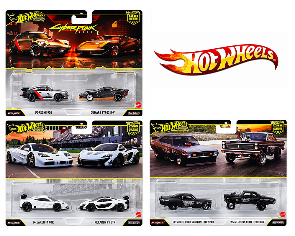 Consignment Hot Wheels 1:64 Car Culture 2 Pack Assortment Y