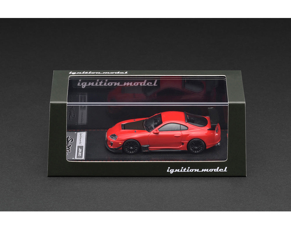 Preorder) Ignition Model 1:64 Toyota Supra (JZA80) RZ – Red 1:64