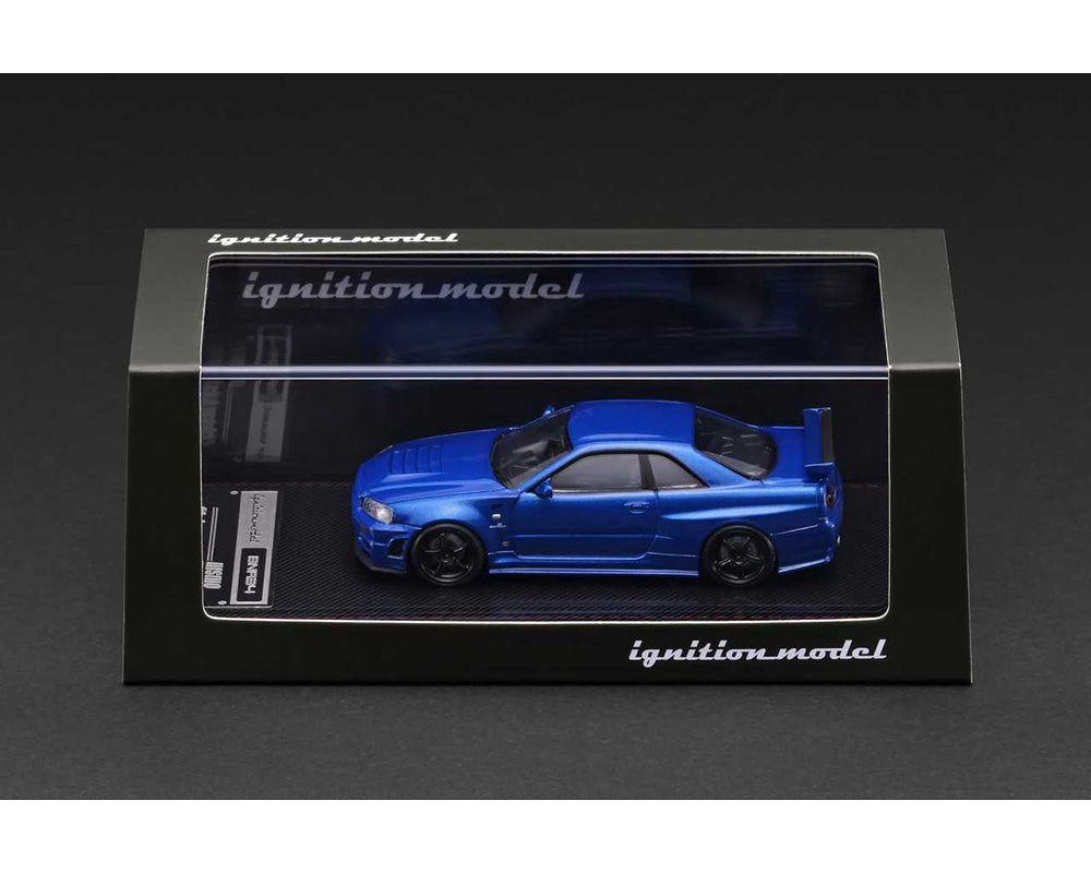 (Preorder) Ignition Model 1:64 Nissan Skyline GT-R (BNR34) NISMO - Blue