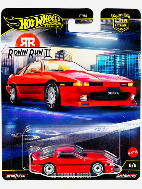 Consignment Hot Wheels Hot Wheels 2025 Car Culture Ronin Run II '89 Toyota Supra Factory Sealed Solid Pack