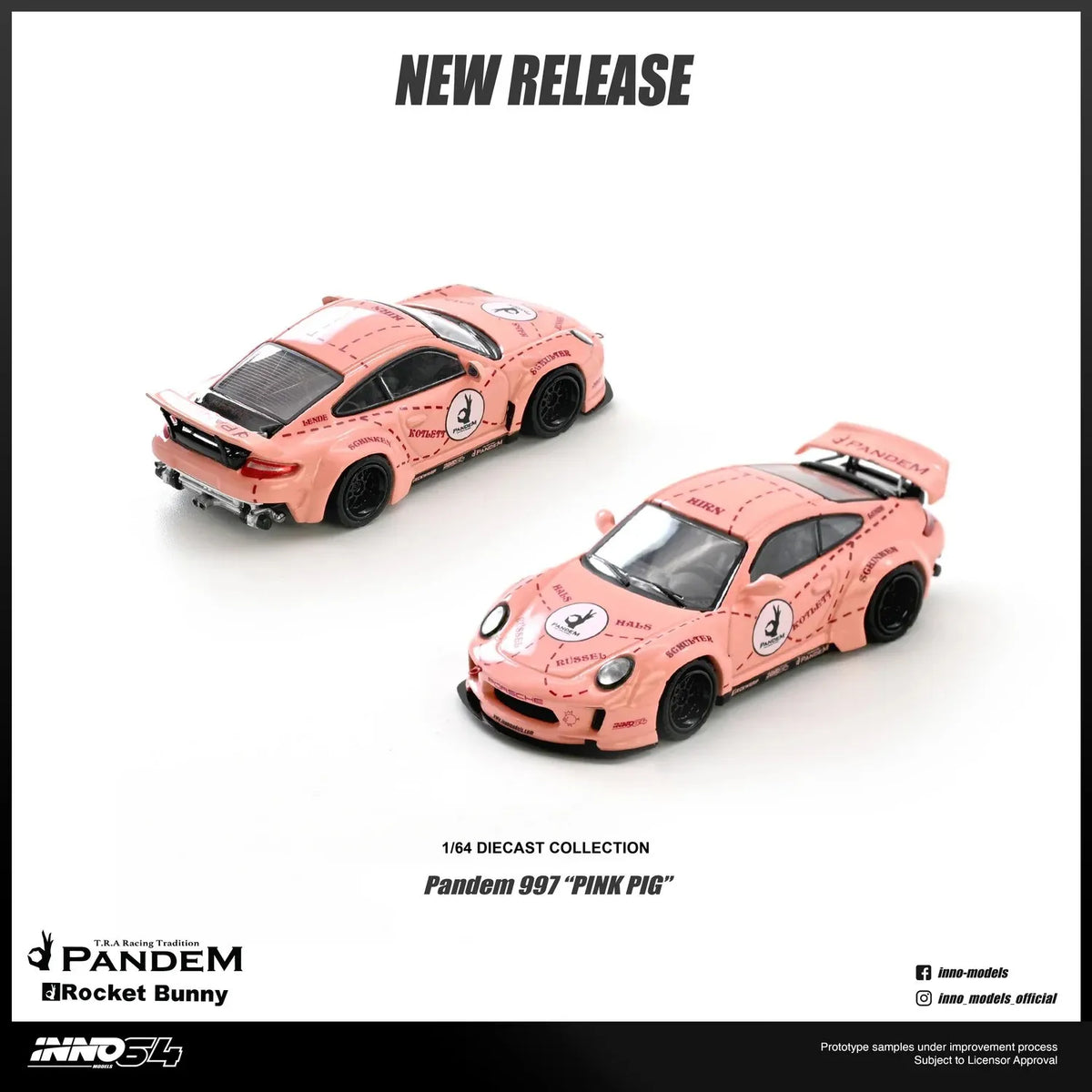 Consignment IN64-997P-PPIG – 1:64 1:64 PANDEM 997 “PINK PIG”