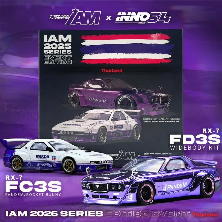 IN64-IAM25-SURABAYA – 1:64 INTERNATIONAL AUTOMOTIVE MODIFIED (IAM) 2025 Surabaya Indonesia – 2 Sets of cars