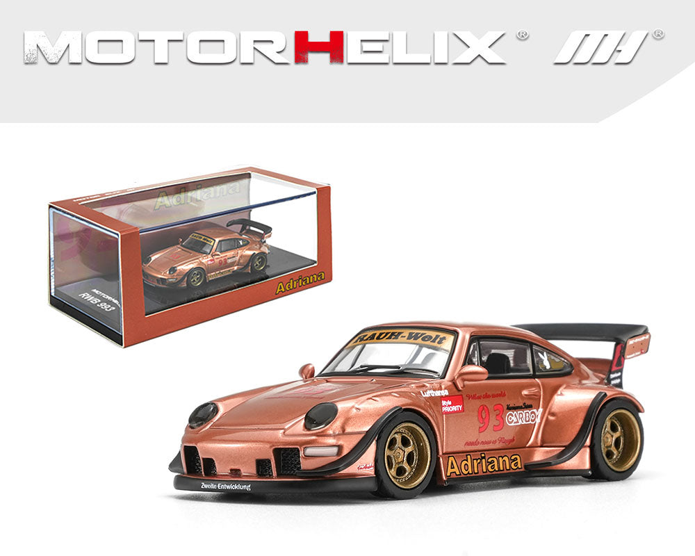 (Preorder) Motor Helix 1:64 RWB 993 Adriana – Metallic Pink – Special Edition