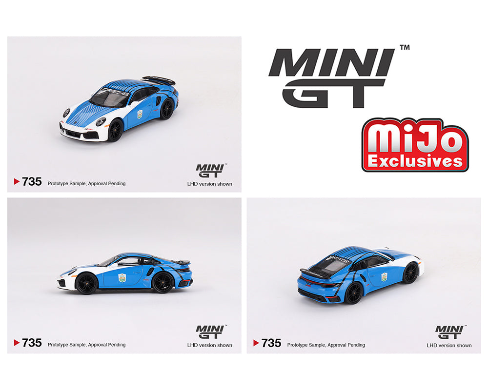 Mini GT 1:64 Porsche 911 Turbo S Safety Car 2023 IMSA Daytona 24 Hours