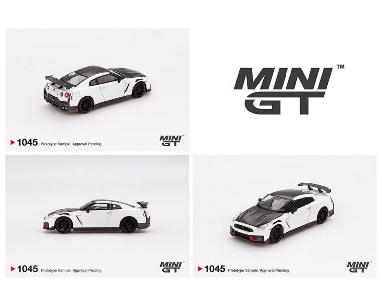 (Preorder) Mini GT 1:64 Nissan GT-R Nismo 2024 – Brilliant White Pearl