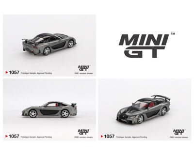 (Preorder) Mini GT 1:64 Mazda RX-7 VeilSide – Fortune Grey
