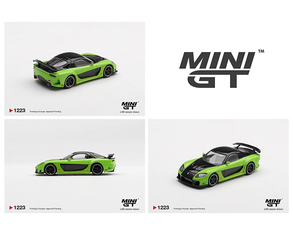(Preorder) Mini GT 1:64 Mazda RX-7 VeilSide Fortune7- Green