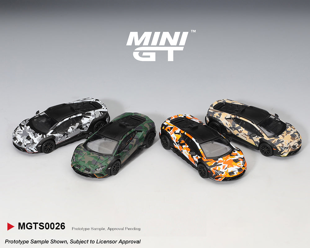 (Preorder) Mini GT 1:64 Lamborghini Huracán Sterrato All Terrain Set of 4