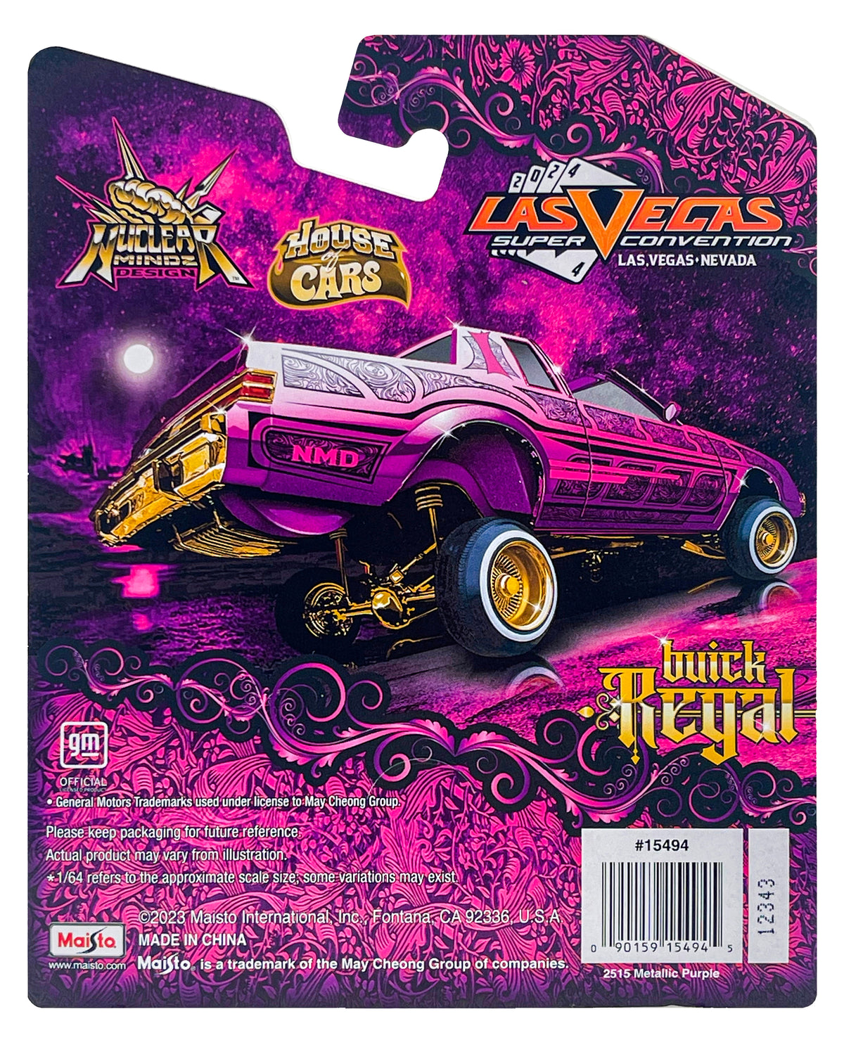 2024 Las Vegas Super Convention Maisto Exclusive Regal Pink