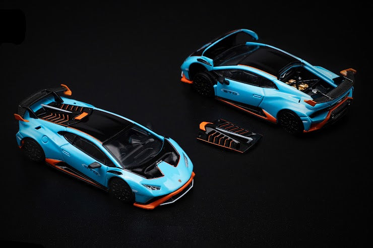 Pop Race PR640110 LAMBORGHINI HURACÁN STO BLU LAUFEY/ARANCIO XANTO